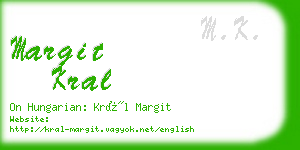 margit kral business card